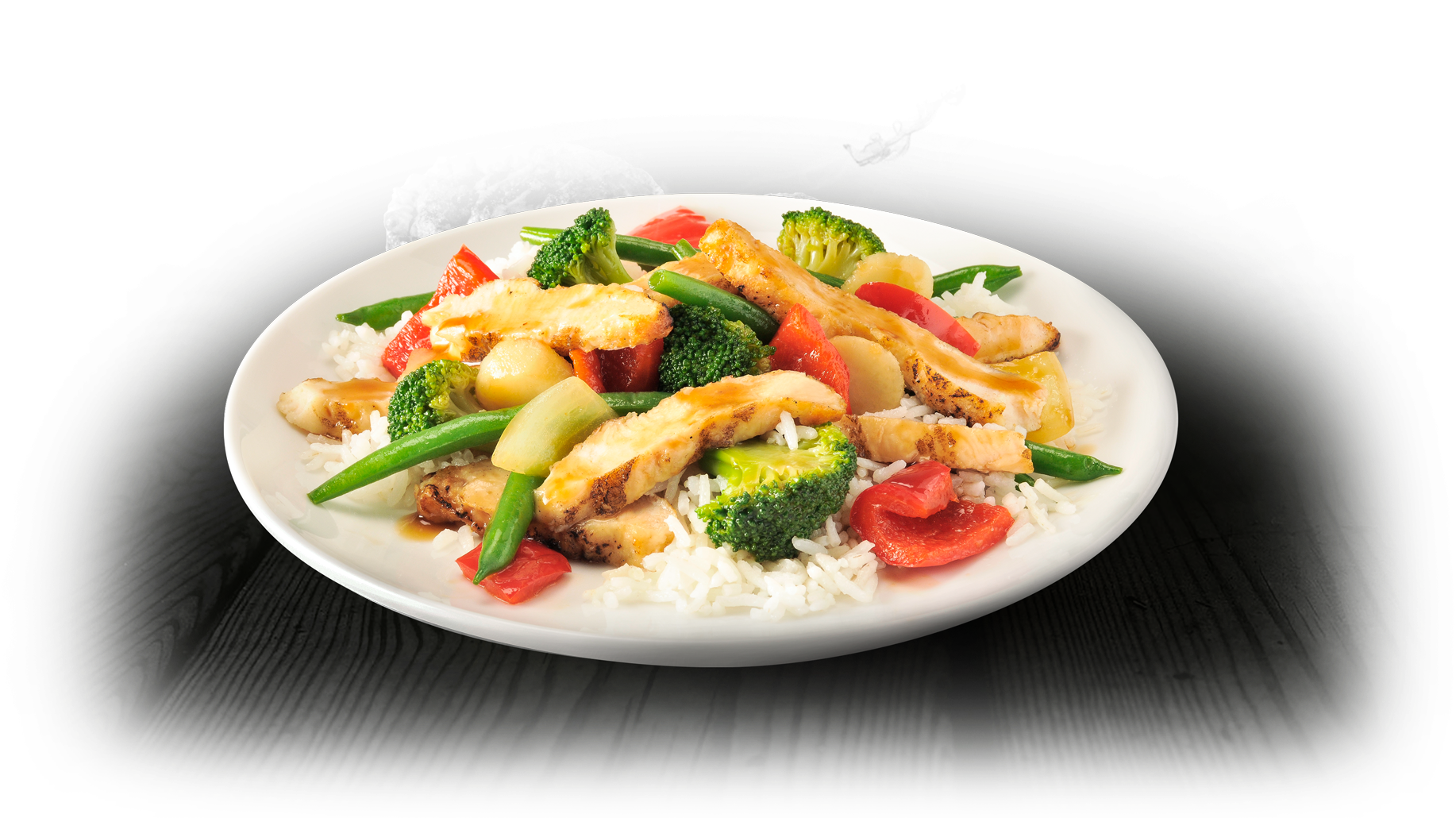 Chicken Stir Fry - Stir Frying (2000x1100), Png Download