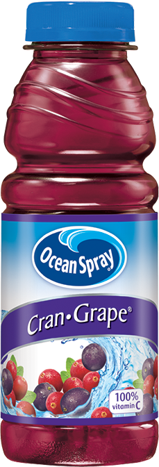 Ocean Spray Cranberry Grape Juice - Ocean Spray Cran-grape Juice Drink - (229x672), Png Download