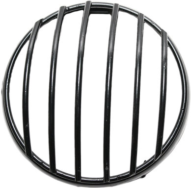Royal Enfield Classic Matte Black Headlight Grill - Circle (600x800), Png Download
