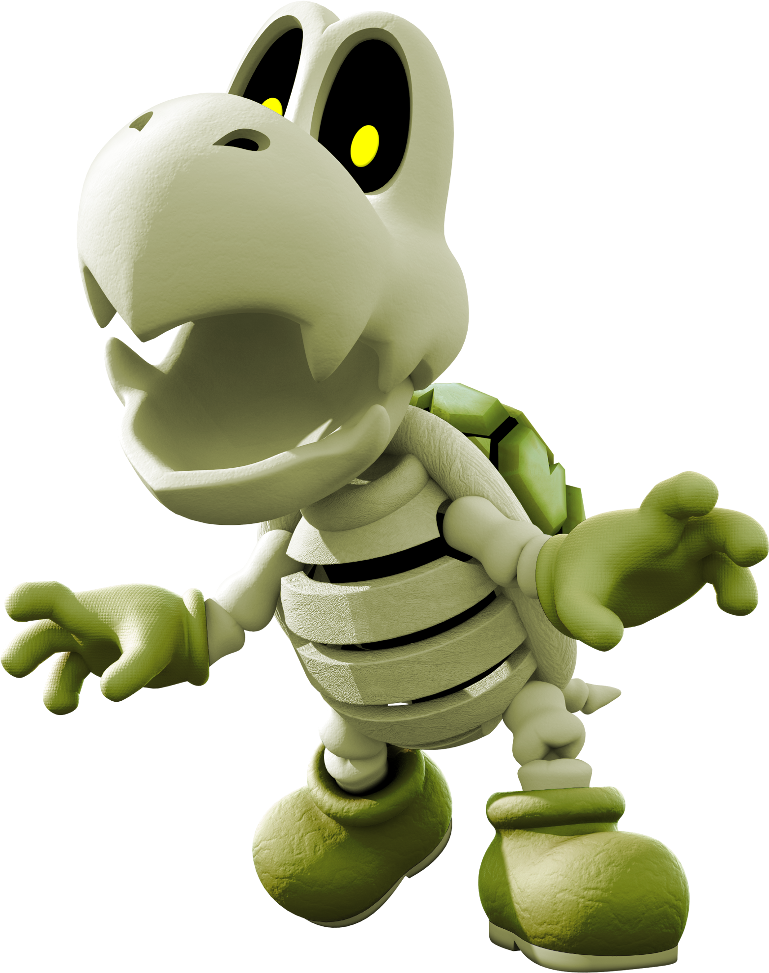 Mkdx Dull Bones - Mario Party: Star Rush (1597x2000), Png Download