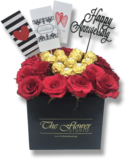 Box Arrangements - Garden Roses (496x607), Png Download