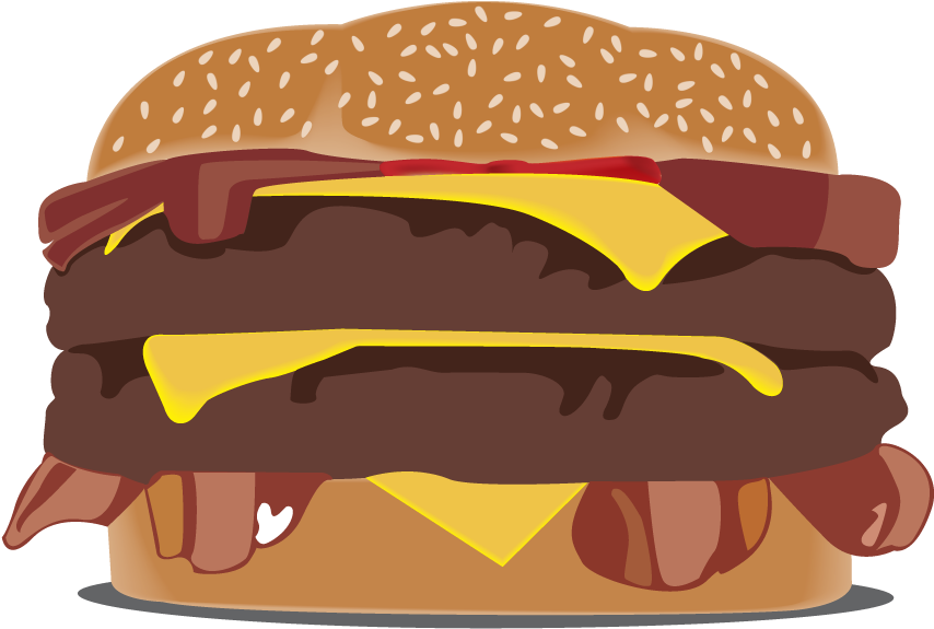 Portfolio Of Matthew Wint - Hamburger (1000x647), Png Download