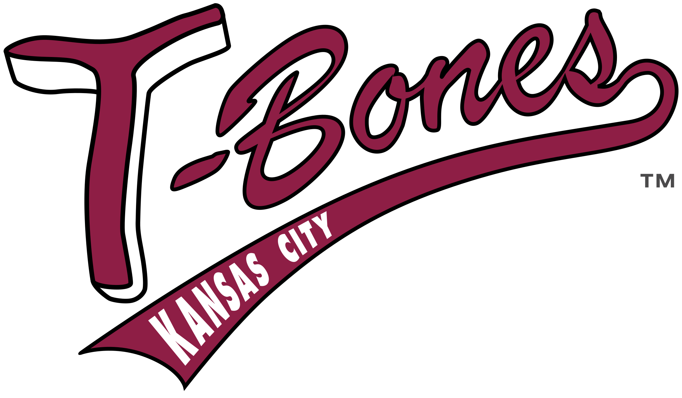 Kansas City T Bones Logo Png Transparent - Kansas City T Bones Logo (2400x2400), Png Download