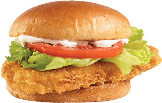 Wendys Homestyle Chicken Burger (643x378), Png Download