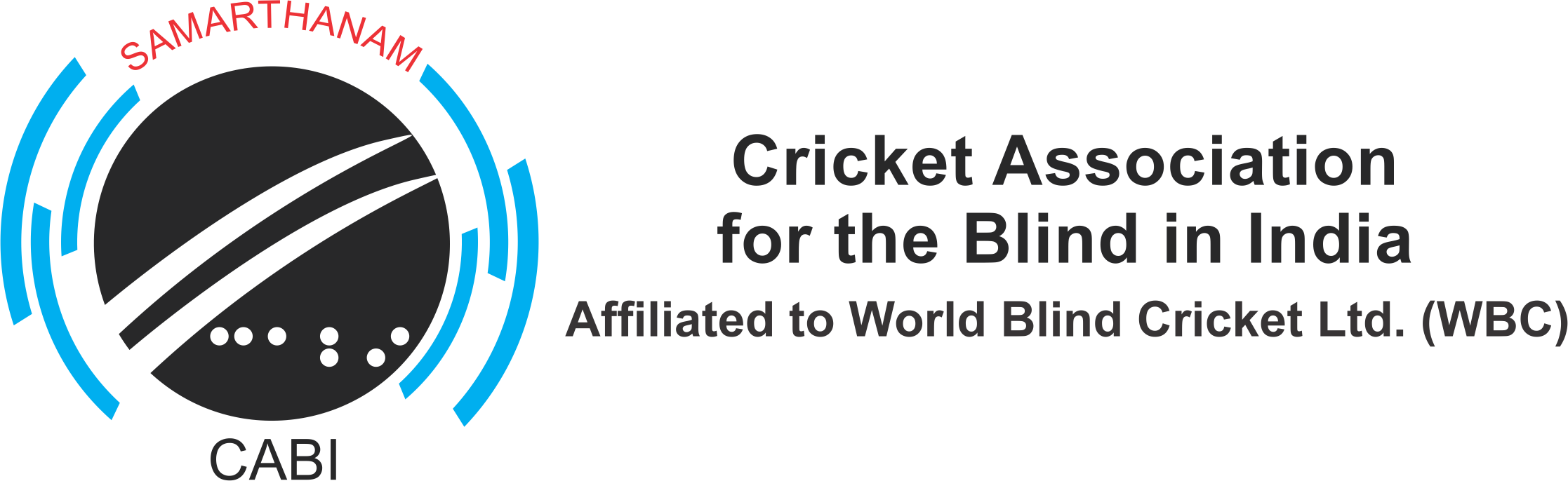 Cricket Association For The Blind In India - Cricket Association For The Blind (2234x686), Png Download