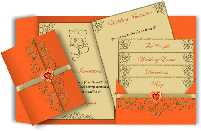 Download Pocket Style Email Indian - Indian Wedding Invitation Cards ...