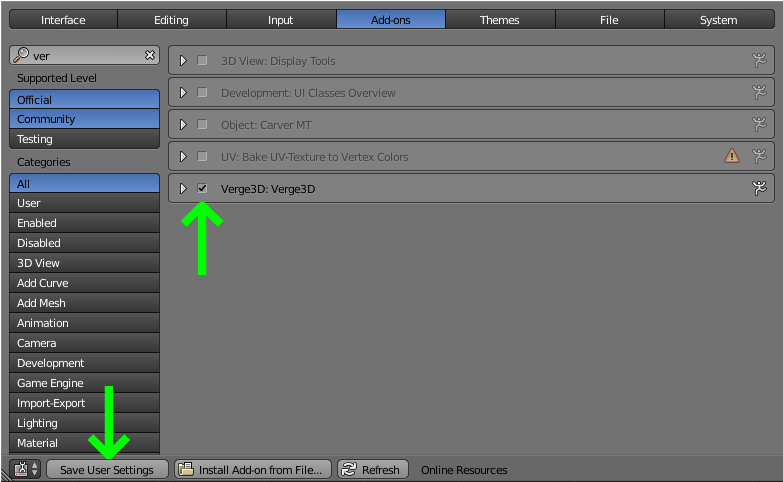 Open The “user Preferences” Window Again And Go To - Blender Window Addon (1000x481), Png Download