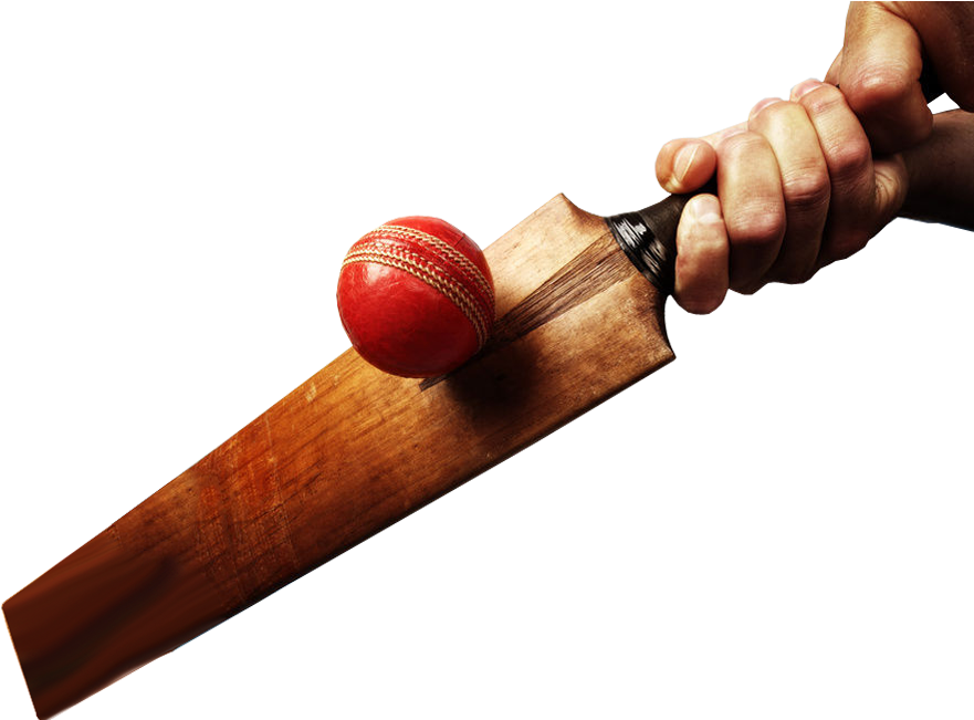 Cricket Bat And Ball Png - Cricket Bat And Ball Transparent Background (900x650), Png Download