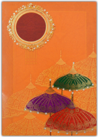 Indian Wedding Cards - Indian Wedding Umbrella Png (640x480), Png Download
