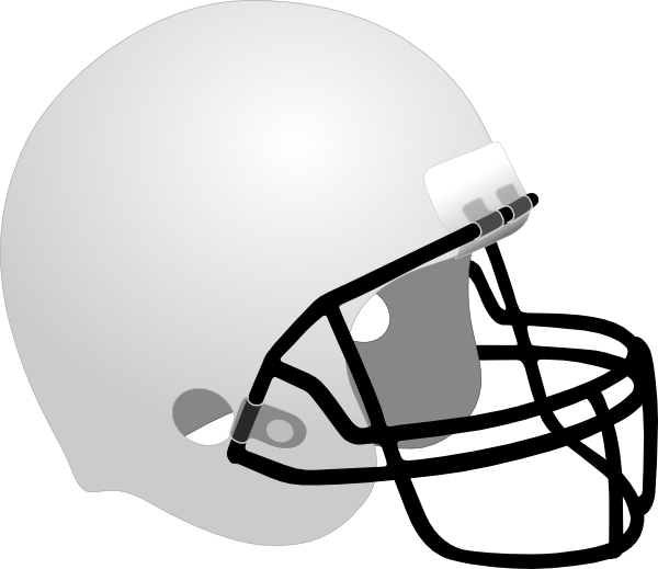 Helmet Clip Art At Clker Com Vector - Transparent Football Helmet (600x519), Png Download
