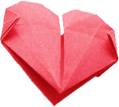 Free Png Heart-shaped Origami Png Images Transparent - Shape (851x812), Png Download