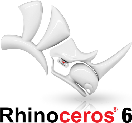 Rhinoceros 3d (500x500), Png Download