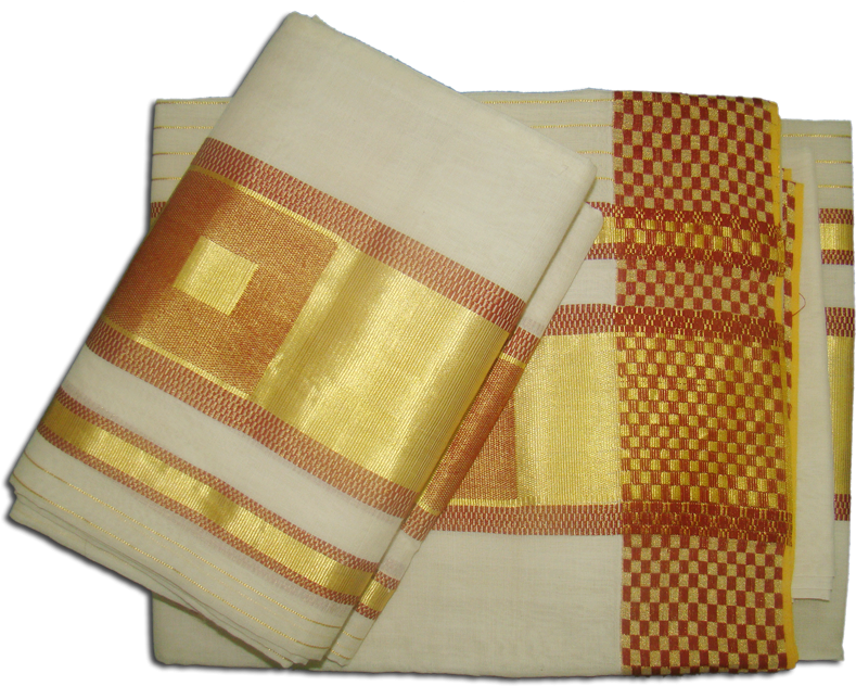 More Views - Kerala Saree Png (800x800), Png Download