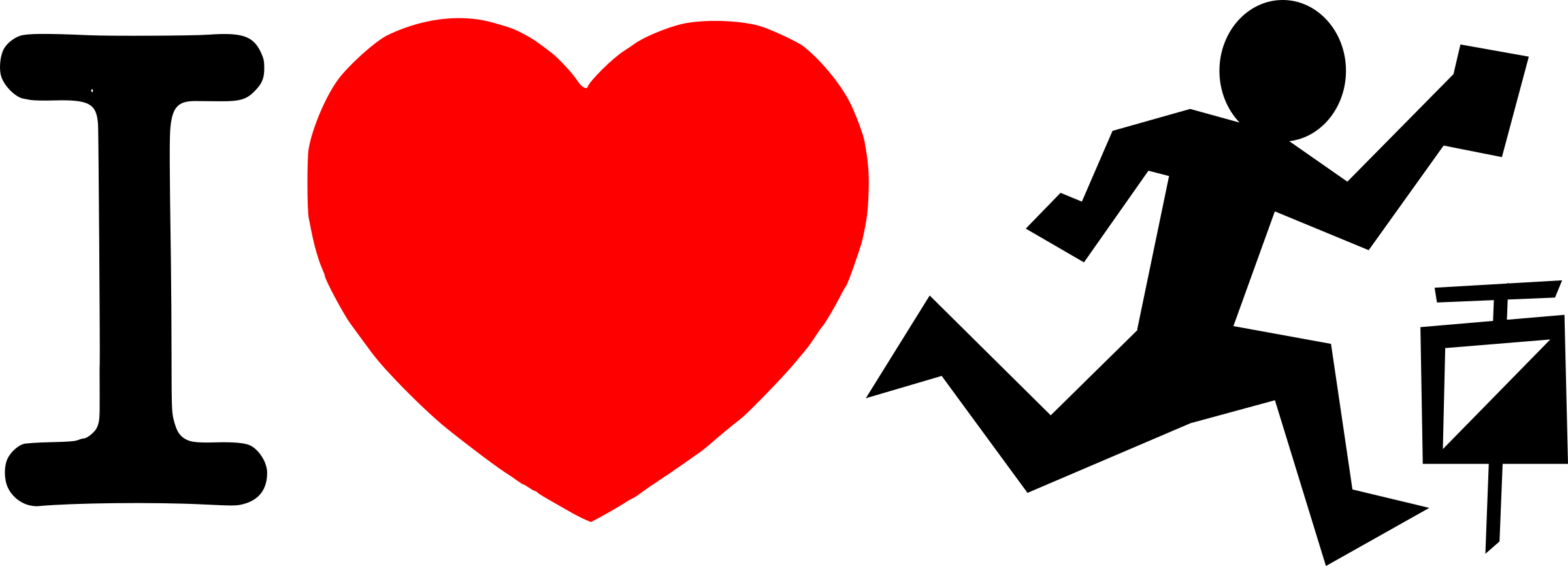 Love Borders And Frames Png - Love Orienteering (2400x866), Png Download