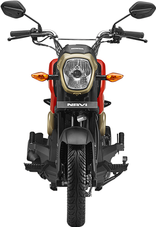 Honda Navi Front View - Honda Bike Front Png (600x449), Png Download