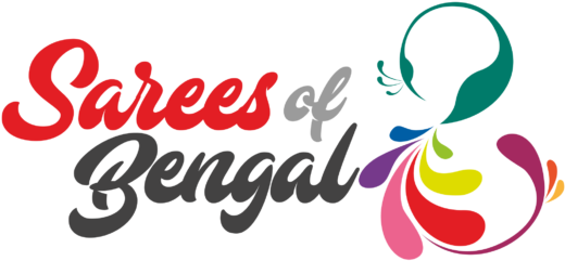 Sarees Of Bengal - Saree Logo Png (523x250), Png Download