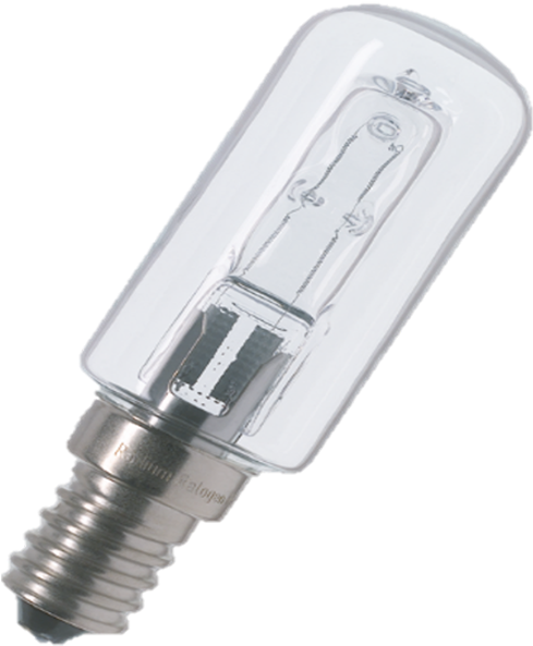 Halogen Lamp With Outer Bulb, Clear , Rjh-td 60w/230 - Halogen E14 (488x600), Png Download