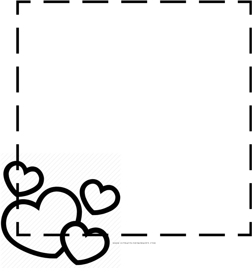 Background Frame Frames Heart Love Kpop - Friendship (1024x1024), Png Download