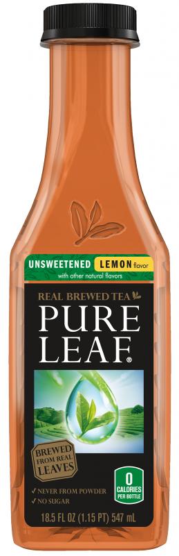 More Views - Pure Leaf Tea, Unsweetened - 18.5 Fl Oz Bottle (800x800), Png Download