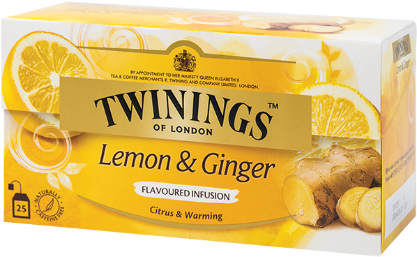 Lemon And Ginger Infusion - Twinings Lemon & Ginger (700x560), Png Download