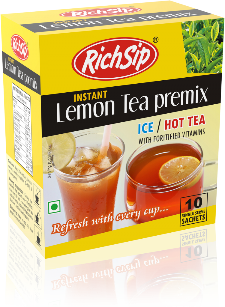 Instant Lemon Tea Premix - Apsara Tea Premix Lemon Tea (750x1024), Png Download