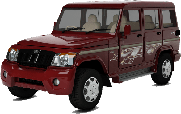 Mahindra Bolero - Mahindra Bolero Black Colour (604x410), Png Download