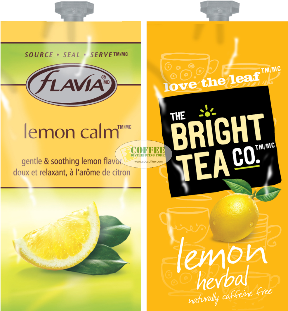 Bright Tea Lemon Replacing Flavia Lemon Calm - Flavia Lemon Herbal Tea (1000x1070), Png Download