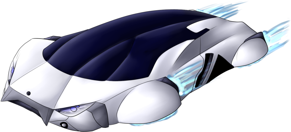 Flying Car Concept By Lyokion-d9tcxof - Flying Car No Background (1024x546), Png Download