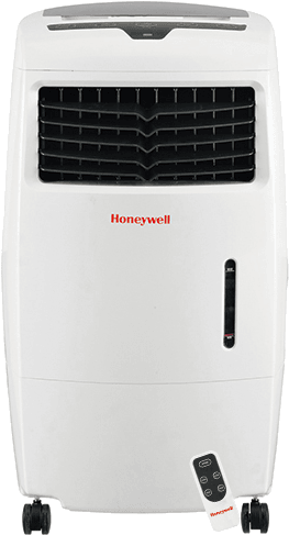 Honeywell Cl25ae Indoor Portable Evaporative Air Cooler - Honeywell White Cl25ae 52 Pt. Indoor Evaporative Air (318x500), Png Download