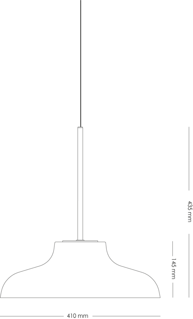 Bolero Pendant Medium - Lampshade (619x1024), Png Download