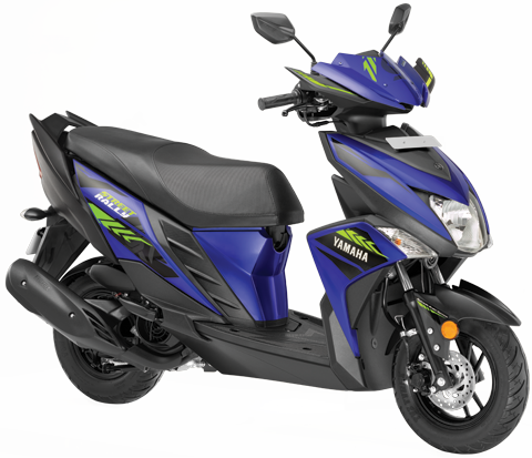 Yamaha Ray Zr Street Rally Racing Blue - Yamaha Ray Zr Street Rally Edition (480x413), Png Download