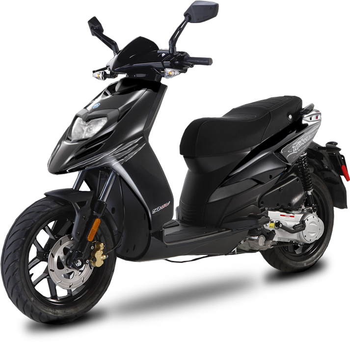 Typhoon - Piaggio Typhoon 50 2018 (1073x740), Png Download