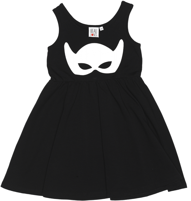 Beau Loves Super Girl Dress - Little Black Dress (960x720), Png Download