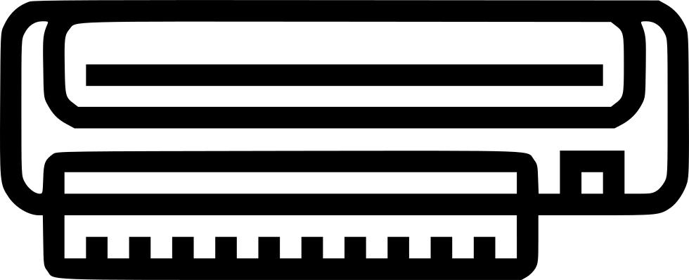 Ac Airconditioner Air Cooler Cold Cool Electronic Appliance - Icon (980x398), Png Download