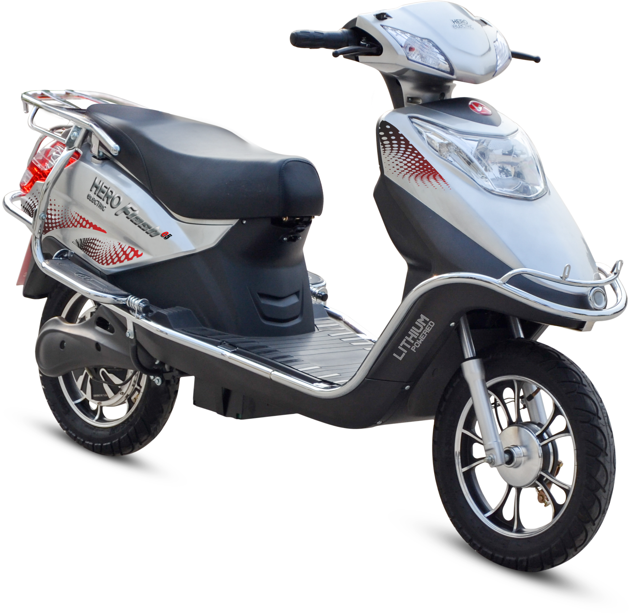 Flash E2 - Hero Flash Electric Scooter (2137x2085), Png Download