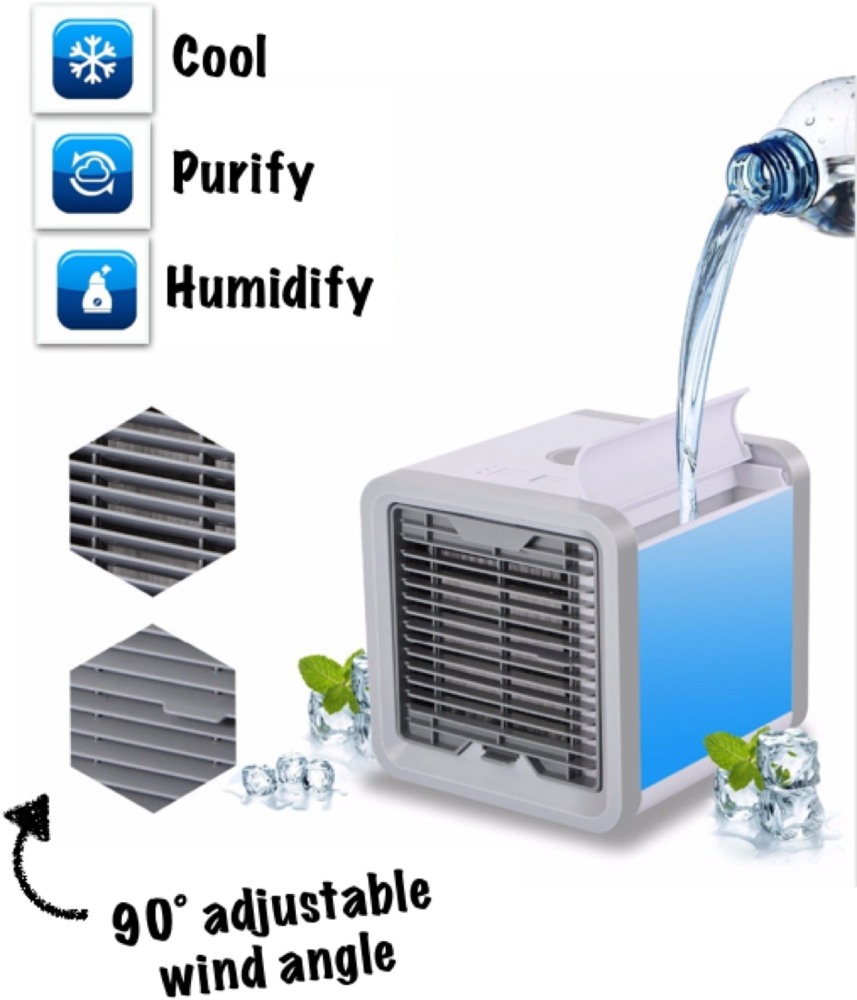 Hover To Zoom - Мини Кондиционер Arctic Air (857x1023), Png Download