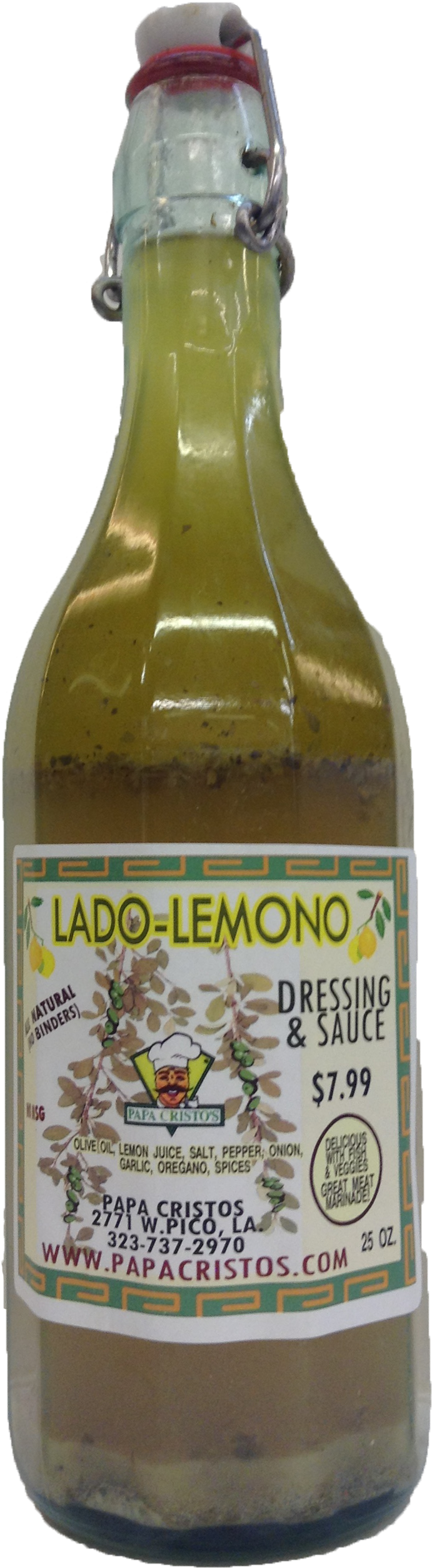 Greek Lemon Salad Dressing - Lemon (1936x2592), Png Download