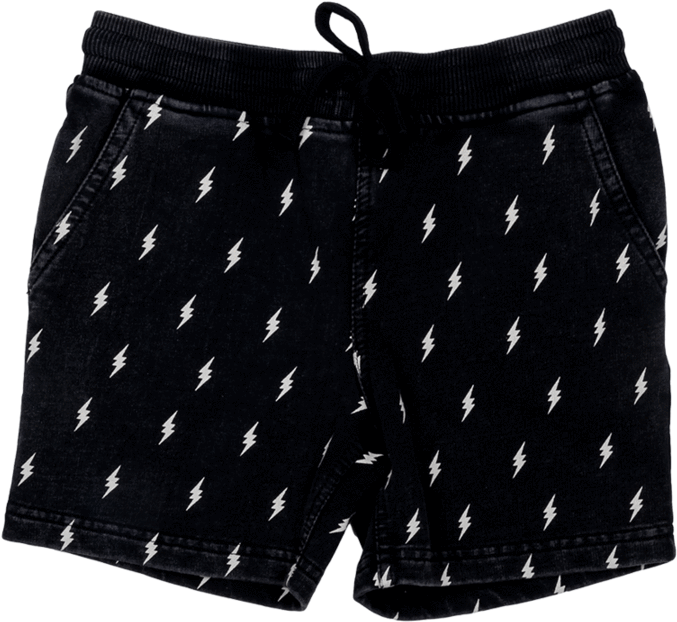 Rock Your Baby Lightening Shorts - Board Short (900x900), Png Download