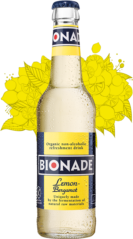 Bionade Lemon-bergamot - Organic Bionade Lemonade (450x800), Png Download