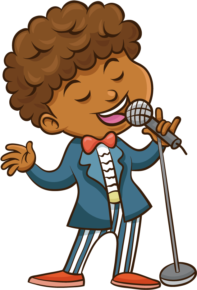 Vector Freeuse Download Cartoon Singing Clip Art Take - Singing Clipart (1000x1001), Png Download