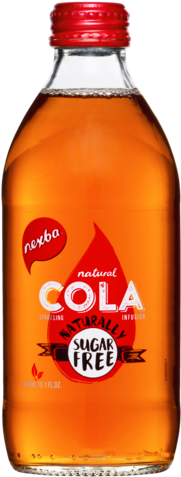 Natural Cola Made By Nexba Beverages - Nexba Sparkling Cola Infusion 4x300ml (480x480), Png Download