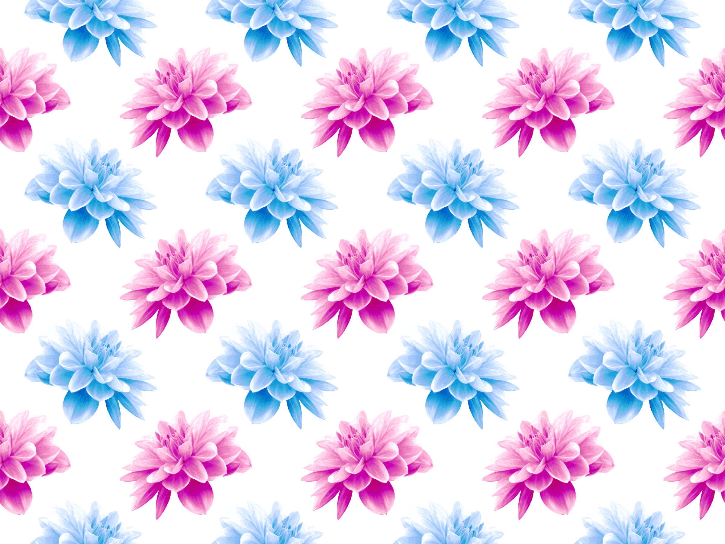 Flower Pattern Png - Portable Network Graphics (2400x1800), Png Download