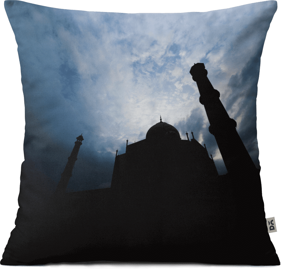 Dailyobjects Taj Mahal 16" Cushion Cover Buy Online - Taj Mahal (940x900), Png Download