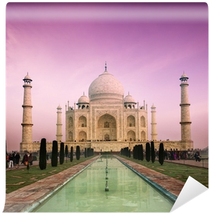 Taj Mahal On Sunset, Agra, India Wall Mural • Pixers® - Taj Mahal (400x400), Png Download