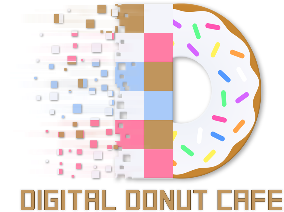 As For My Logo, I Was Very Indecisive And It Took Me - Digital Donut (1112x888), Png Download