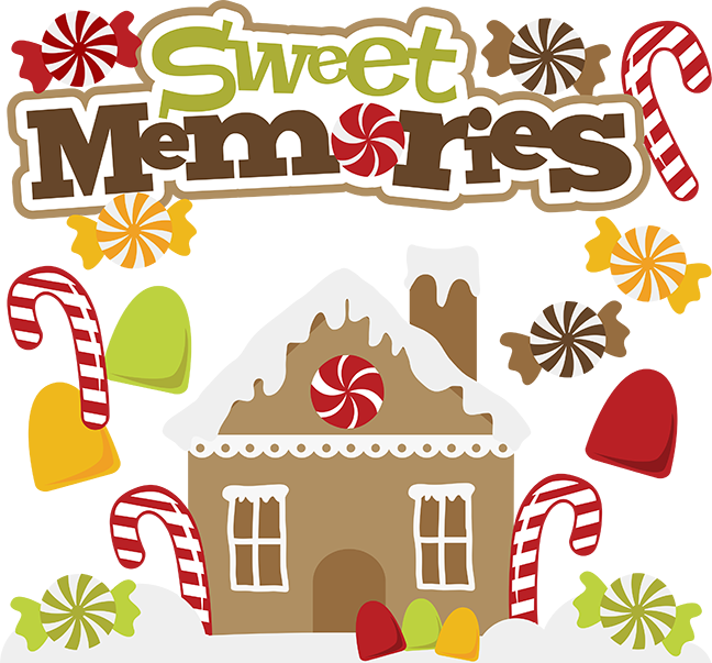 Sweet Memories Svg Gingerbread House Svg File Christmas - Miss Kate Cuttable Sweet Memories (648x603), Png Download