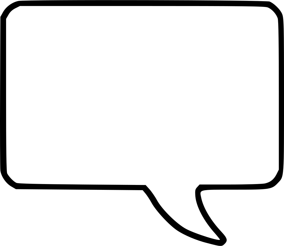Empty Speech Square Talk Dialog Blank Discussion Comments - Клипарт Диалог (980x850), Png Download