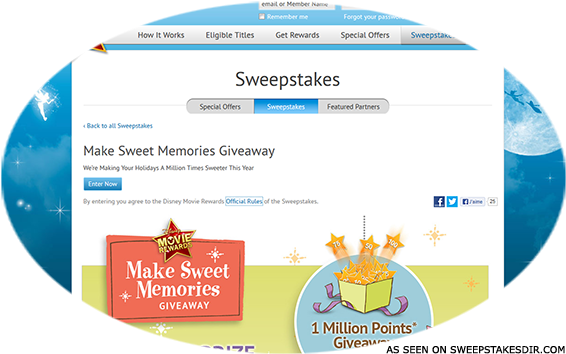 The Disney Movie Rewards Make Sweet Memories Giveaway - Circle (574x358), Png Download