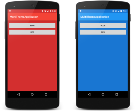 User Can Choose Of Of This Theme For Whole Application - Android App Theme Colors (500x400), Png Download