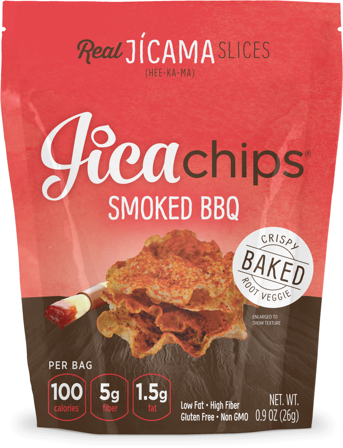Smoked Bbq- 8 Pack - Jica Chips Smoked Bbq Jicama Chips (1559x2048), Png Download